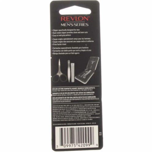 Revlon™ Men's Series Dual Ended Nail Clipper Perspective: top