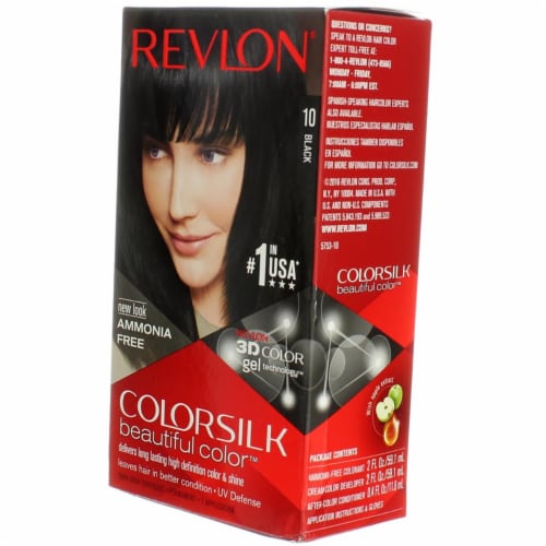 Revlon® Colorsilk 10 Black Hair Color Perspective: top