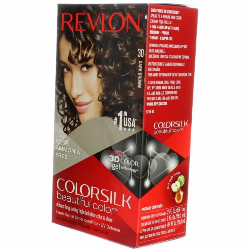 Revlon® Colorsilk™ Permanent Hair Color - 30 Dark Brown Perspective: top