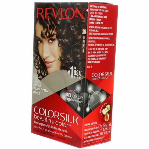 Revlon® Colorsilk™ Permanent Hair Color - 30 Dark Brown Perspective: top