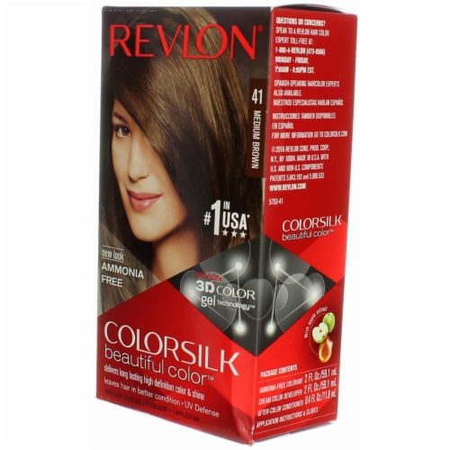 Revlon® Colorsilk 41 Medium Brown Hair Color Perspective: top