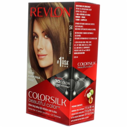 Revlon® Colorsilk Permanent Hair Color - 54 Light Golden Brown Perspective: top