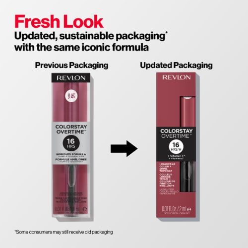 Revlon Colorstay™ Overtime 040 Forever Scarlet Lipcolor Perspective: top