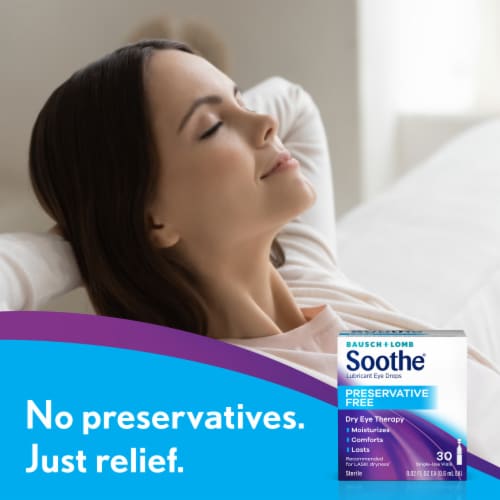 Bausch & Lomb Soothe® XP Lubricant Eye Drops Perspective: top