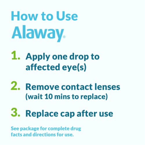 Bausch + Lomb Alaway Eye Itch Relief Antihistamine Eye Drops