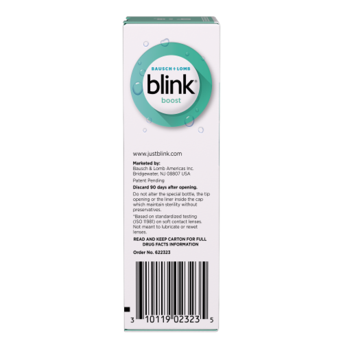 Blink® Boost Preservative Free Lubricating Eye Drops Perspective: top