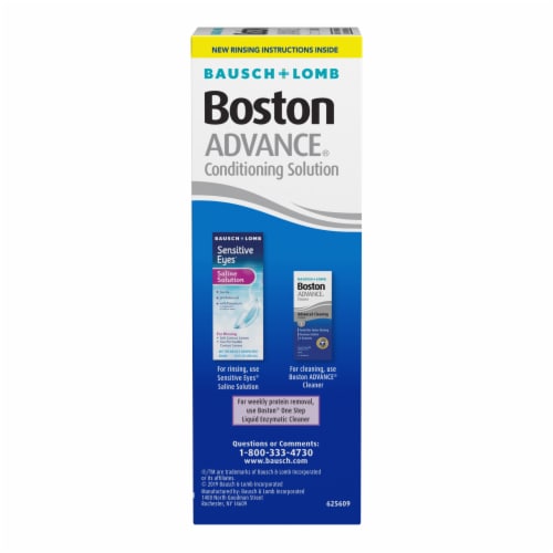 Bausch + Lomb Boston Advance® Maximum Disinfection Contact Lense Conditioning Solution Perspective: top