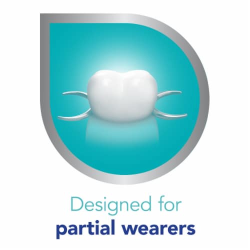 Polident Pro Partial Foam Step 1 Denture Cleanser Perspective: top
