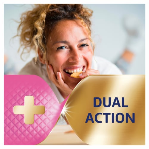 Poligrip, Power Max, Denture Adhesive Cream, Flavor Free, Power Hold + Comfort Perspective: top