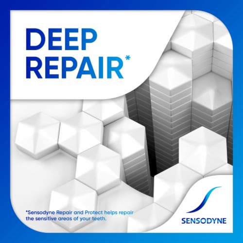 Sensodyne Repair and Protect Extra Fresh Toothpaste Perspective: top