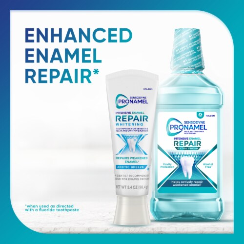 Pronamel Intensive Enamel Repair, Toothpaste For Sensitive Teeth and Cavity Protection, Whitening Perspective: top