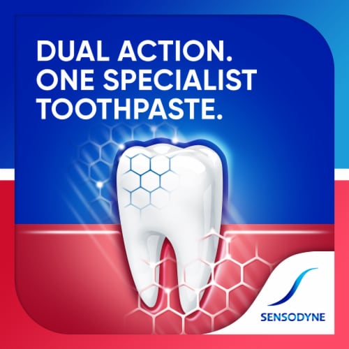 Sensodyne Sensitivity & Gum, Toothpaste For Sensitive Teeth, Antigingivitis, Whitening Perspective: top