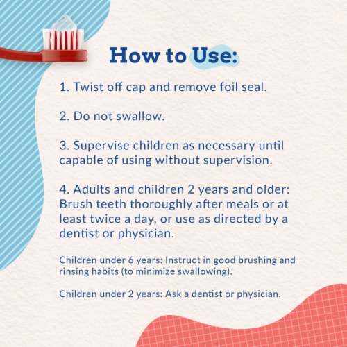 Orajel Kids PAW Patrol Anticavity Fluoride Toothpaste Natural Fruity Bubble Flavor Perspective: top