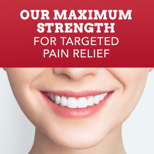 Orajel 4X For Toothache And Gum Pain Medicated Oral Pain Gel Perspective: top