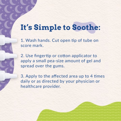 Orajel™ Baby Non-Medicated Teething Cooling Gel Daytime & Nighttime Duo Pack Perspective: top