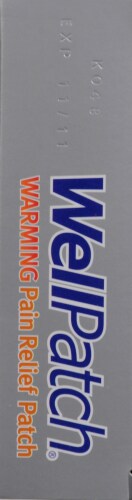 Wellpatch Warming Pain Relief Patch Large Perspective: top