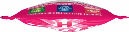 HALLS Strawberry Lemonade Cough & Throat Relief + Energy Support Drops Perspective: top