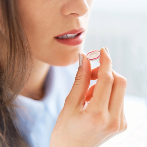 HALLS Throat Soothing Previously HALLS Breezers Creamy Strawberry Throat Drops Perspective: top