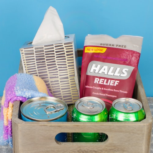 Halls Relief Black Cherry Sugar Free Cough Drops Perspective: top
