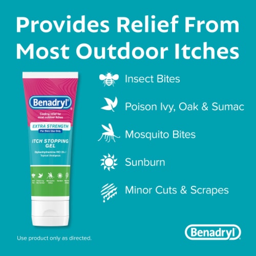 Benadryl Extra Strength Anti-Itch Topical Analgesic Gel Perspective: top