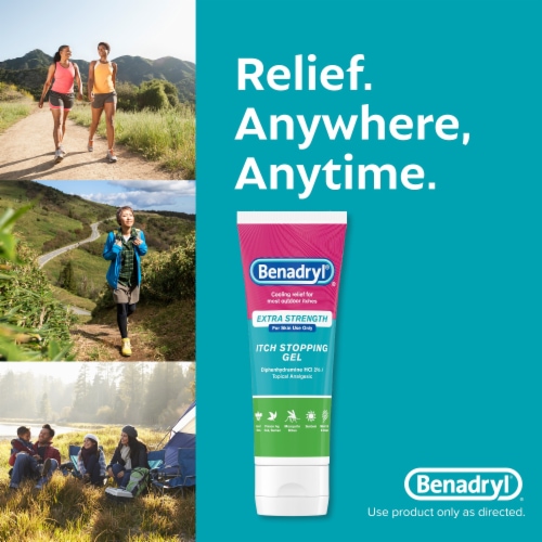 Benadryl Extra Strength Anti-Itch Topical Analgesic Gel Perspective: top