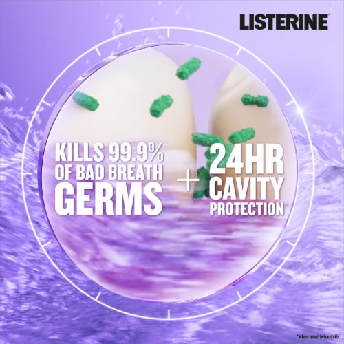 Listerine Total Care Anticavity Fluoride Mouthwash, Fresh Mint Perspective: top