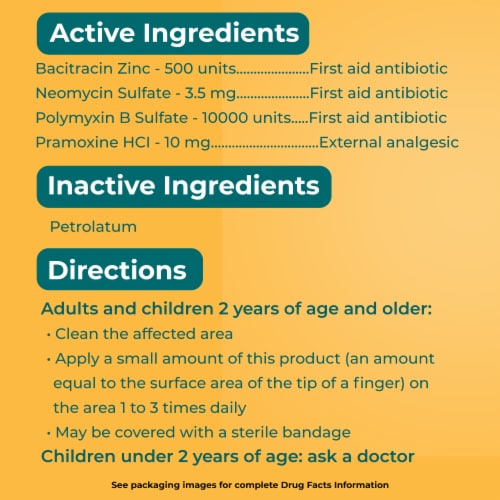 Neosporin Burn Relief & First-Aid Antibiotic Ointment Perspective: top