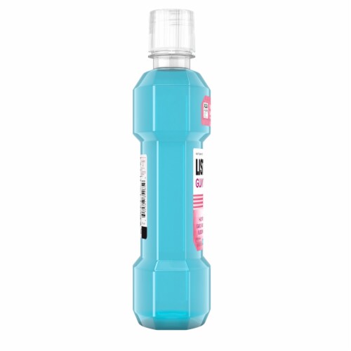 Listerine Gum Therapy Mouthwash Glacier Mint Antiplaque & Anti-Gingivitis Oral Rinse Perspective: top