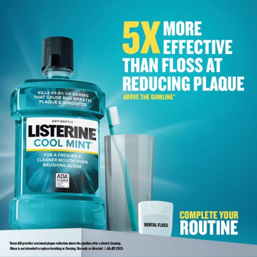Listerine Cool Mint Antiseptic Mouthwash Perspective: top