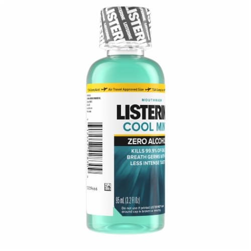 LISTERINE COOLMINT ZERO ALCOHOL 95ML Perspective: top