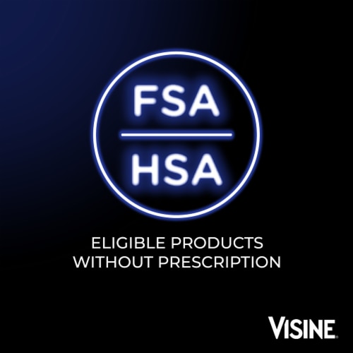 Visine Red Eye Hydrating Comfort Lubricant & Redness Reliever Eye Drops Perspective: top