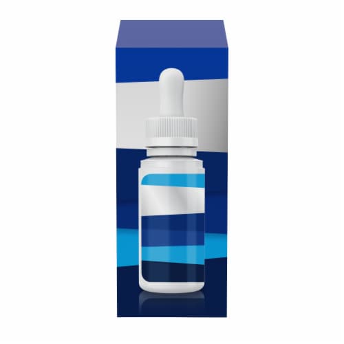 Men's Rogaine Extra Strength 5% Minoxidil Solution Perspective: top