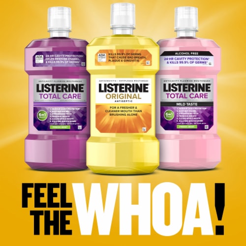 Listerine Original Antiseptic Mouthwash Perspective: top