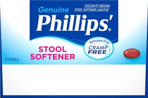 Phillips® Stool Softener Liquid Gels Perspective: top