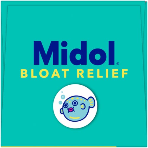 Midol Bloat Relief Caplets Perspective: top