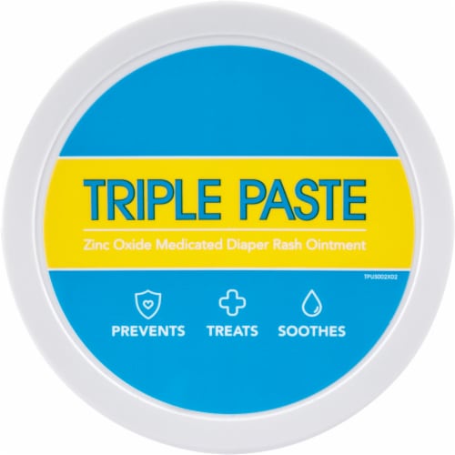 Triple Paste Diaper Rash Cream, Zinc Oxide - 2 oz