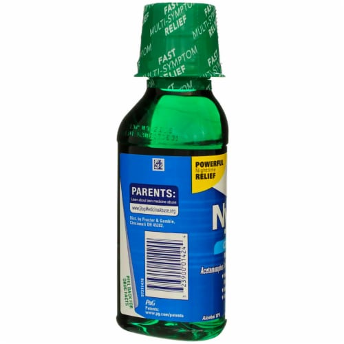 Vicks® NyQuil™ Cold & Flu Nighttime Relief Liquid Perspective: top