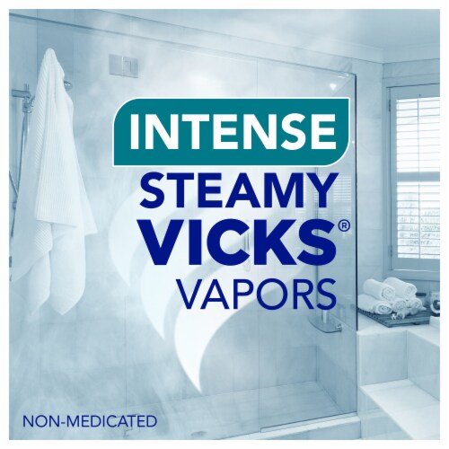 Vicks VapoShower™ Max Tablets, Non-Medicated Eucalyptus Shower Steamer Tablets, Perspective: top