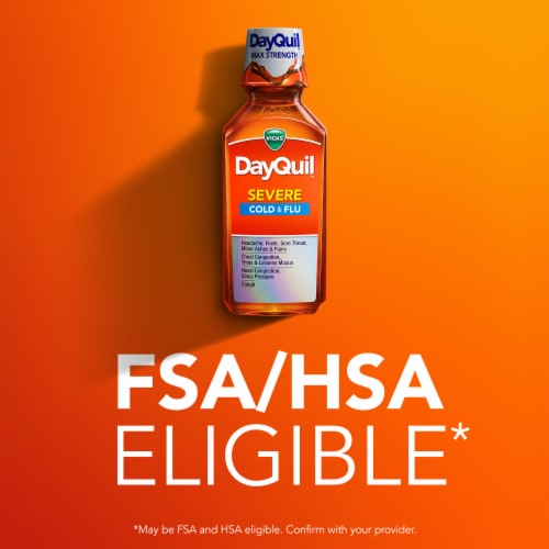 Vicks DayQuil Severe Cold and Flu Medicine Perspective: top
