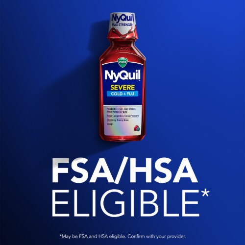 Vicks NyQuil SEVERE Cold & Flu Medicine Perspective: top