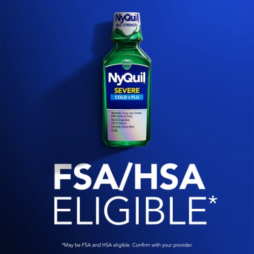 Vicks NyQuil Severe Cold & Flu Liquid Perspective: top