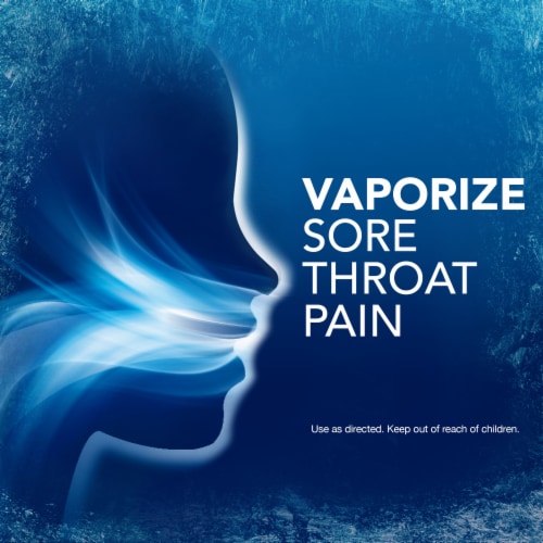 Vicks VapoCOOL Winterfrost Flavor SEVERE Medicated Sore Throat Drops Perspective: top