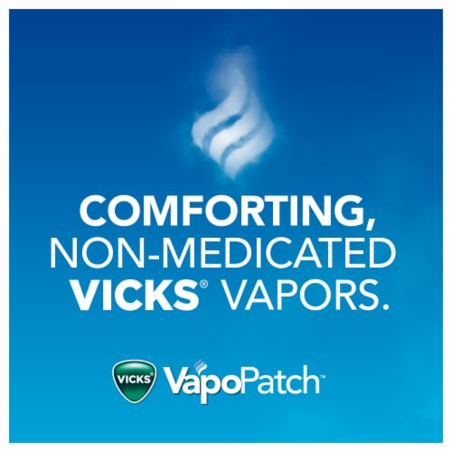 Vicks® VapoPatch™ Soothing Vapors Wearable Aroma Patches Perspective: top