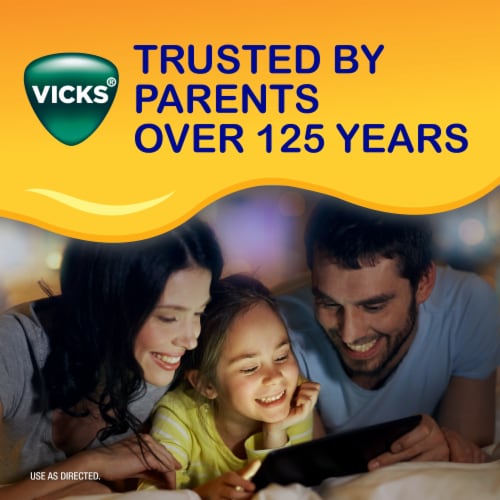 Vicks NyQuil Kids Honey Cold & Cough + Congestion Liquid Perspective: top
