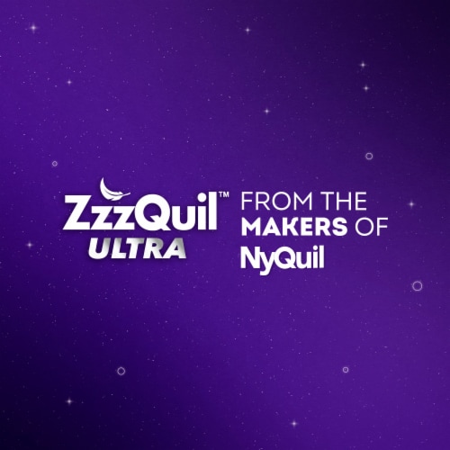ZzzQuil ULTRA Nighttime Sleep Aid Tablet Perspective: top