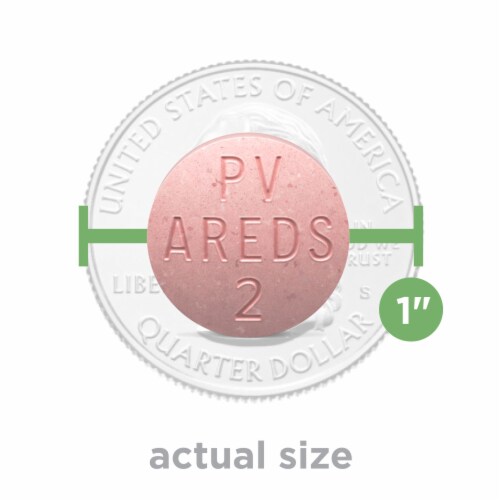 Bausch & Lomb PreserVision® Mixed Berry Flavor Areds 2 Eye Vitamin & Mineral Supplement Chewables Perspective: top