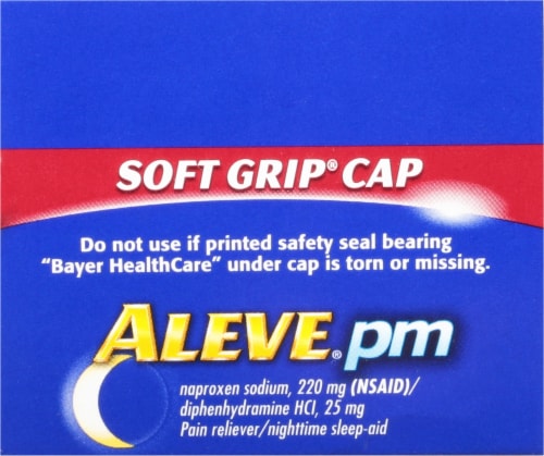 Aleve PM Sleep Aid Caplets Perspective: top