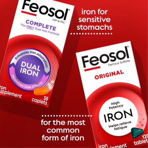 Feosol® Complete Caplets Perspective: top