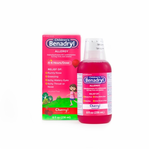 Children's Benadryl Allergy Liquid Perspective: top