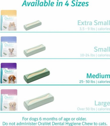 Oravet Dental Hygiene Chews Medium 14 ct 14 ct Harris Teeter
